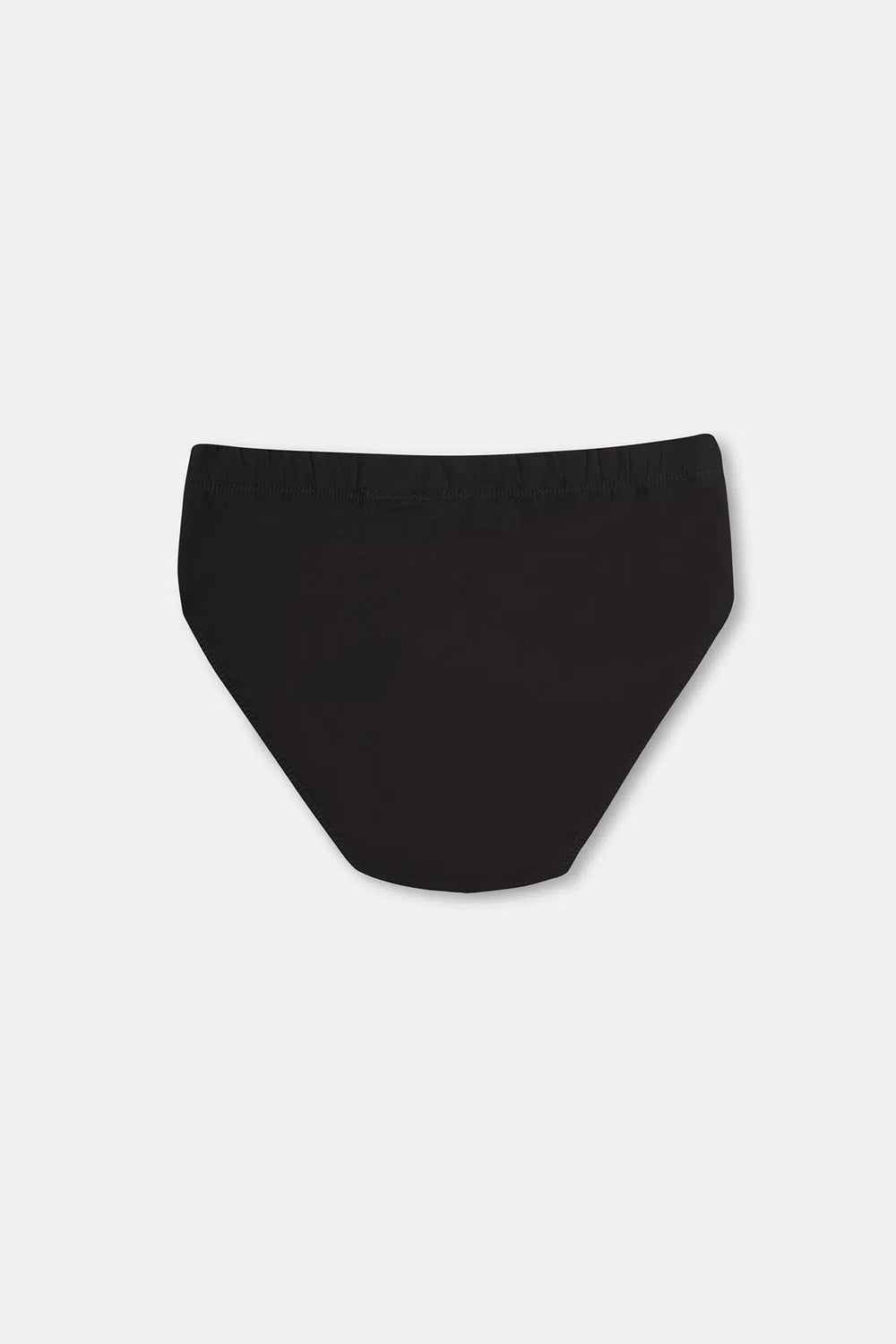 Siyah Penye 2'li Pamuklu Slip Külot