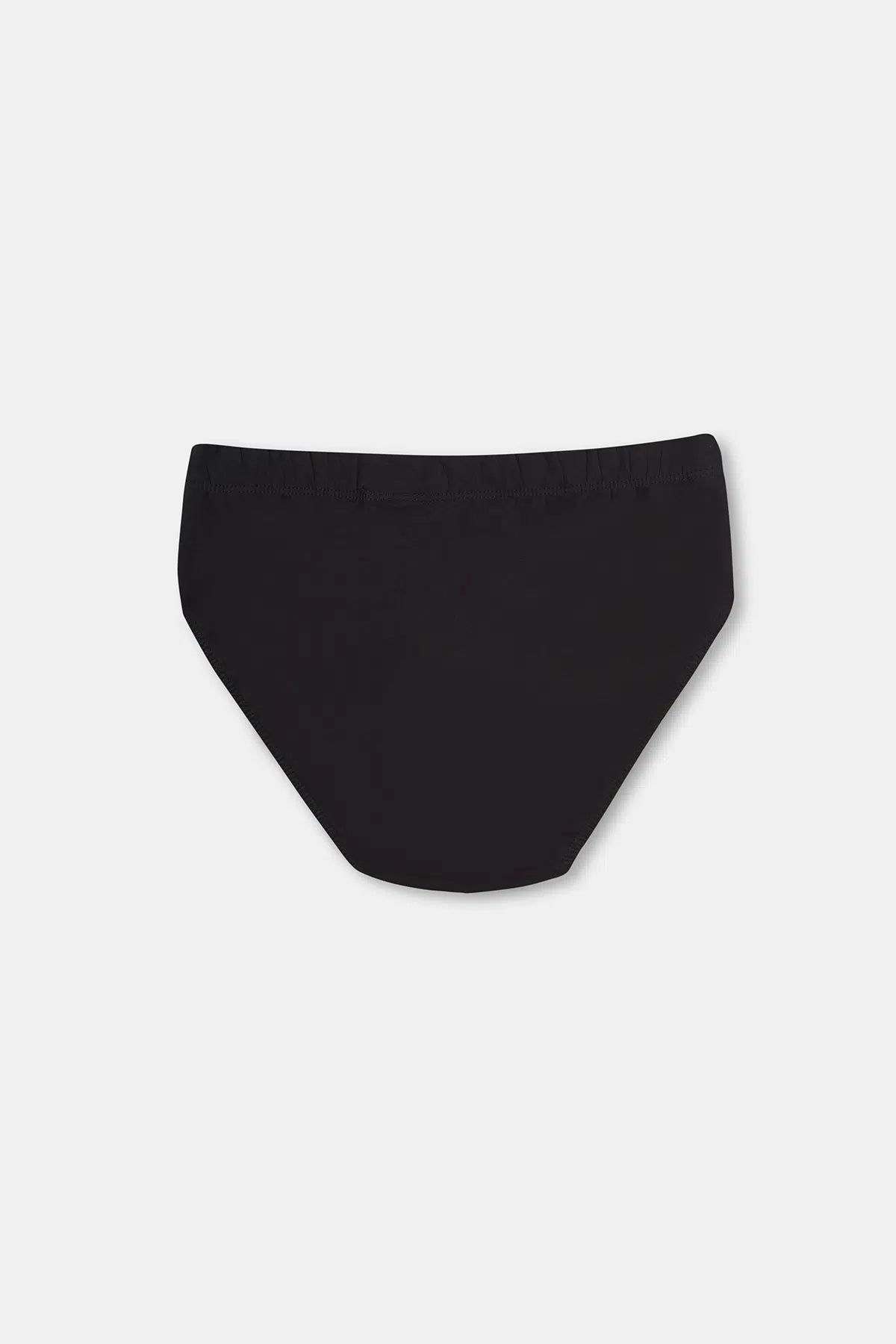 Siyah Penye 2'li Pamuklu Slip Külot