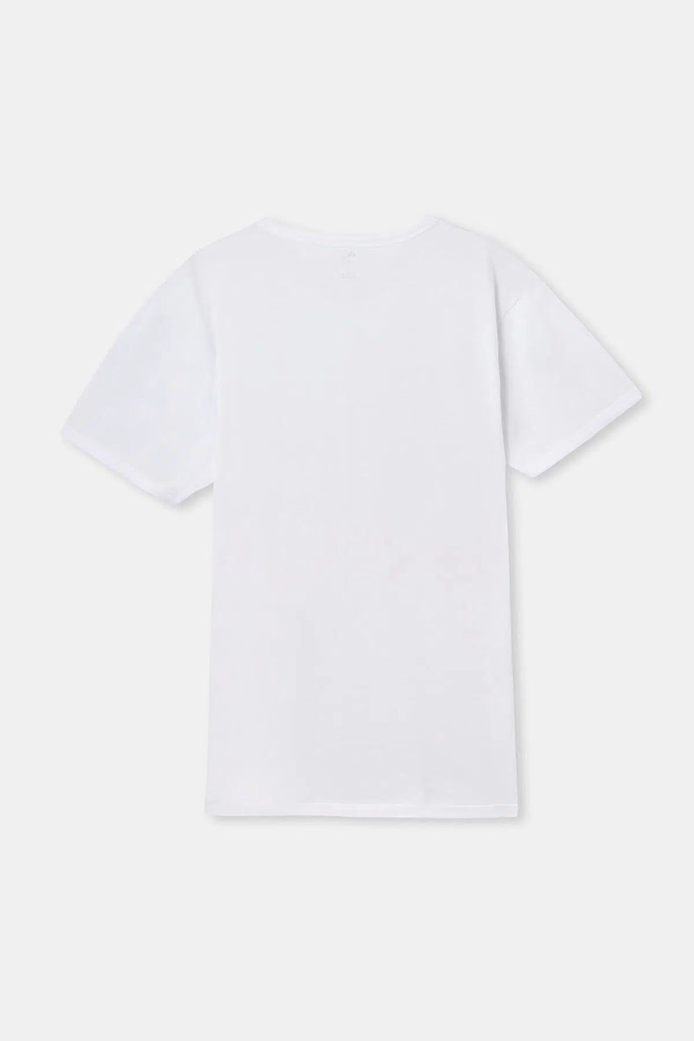 Beyaz Sıfır Yaka Erkek 2'li T-Shirt