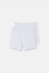 Beyaz Pamuklu 2'li Boxer