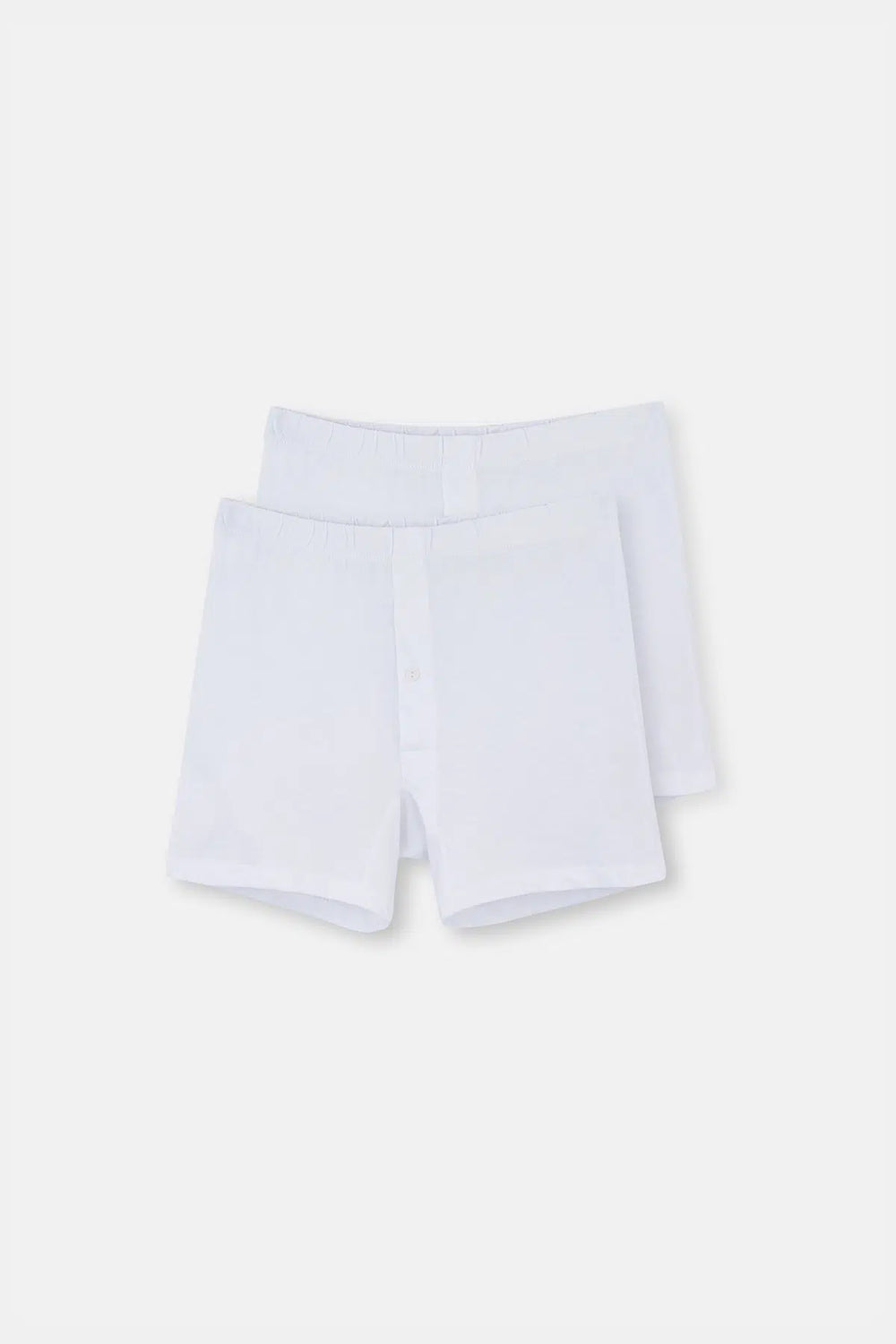 Beyaz Pamuklu 2'li Boxer