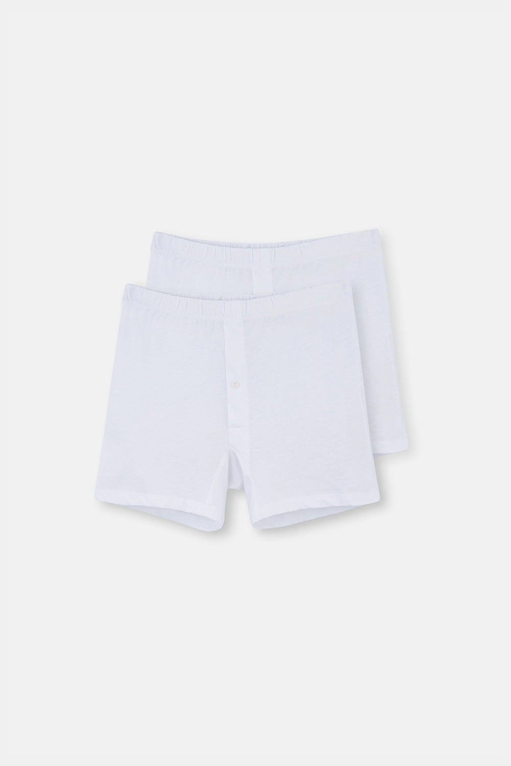 Beyaz Pamuklu 2'li Boxer