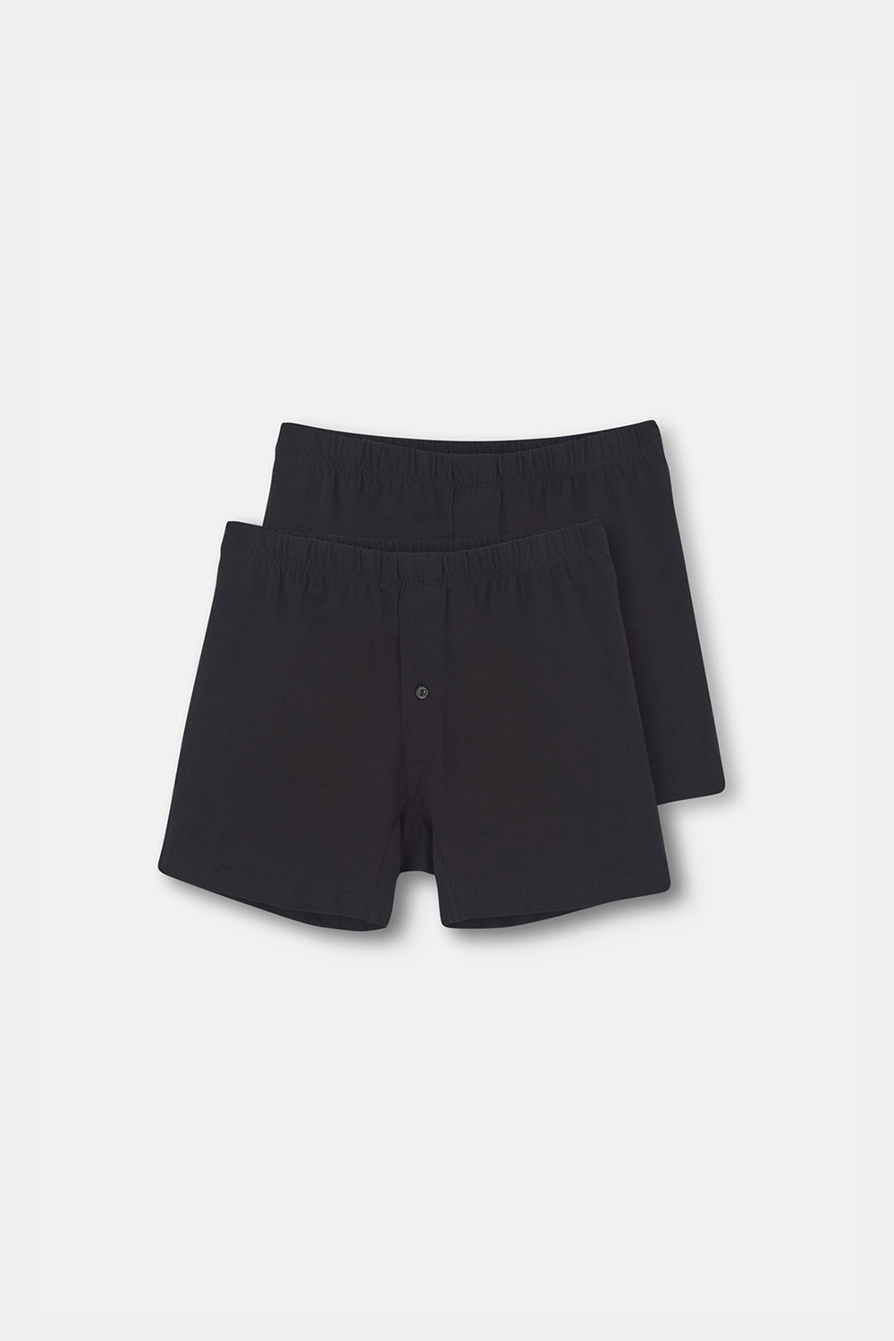 Siyah Pamuklu 2'li Boxer