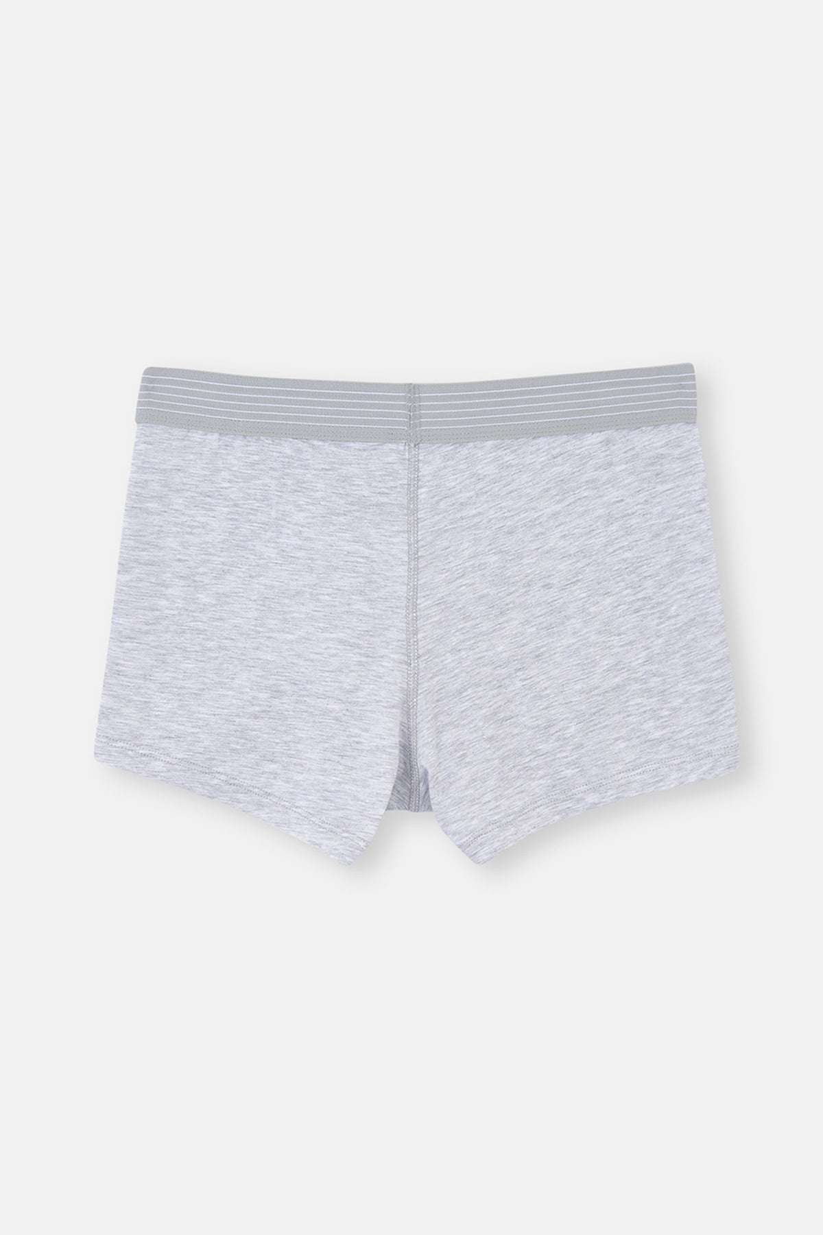 Gri Melanj Compact Penye Boxer
