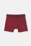 Bordo Spor Pamuklu Boxer