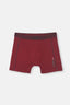 Bordo Spor Pamuklu Boxer