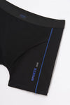 Siyah Spor Pamuklu Boxer
