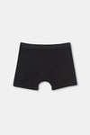 Siyah Spor Pamuklu Boxer
