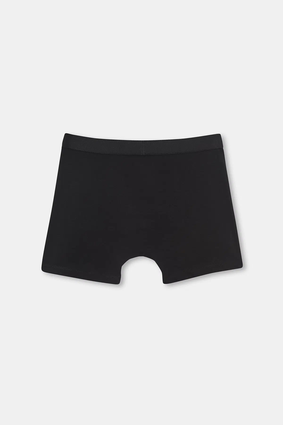 Siyah Spor Pamuklu Boxer