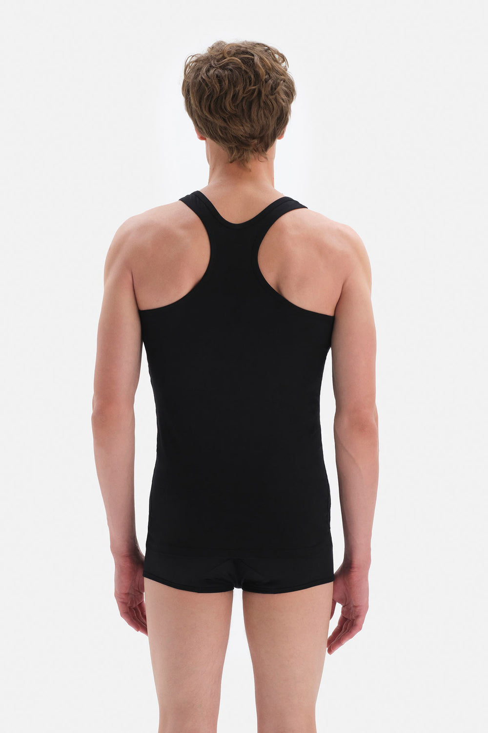 Siyah Penye Compact Sporcu Erkek Atlet