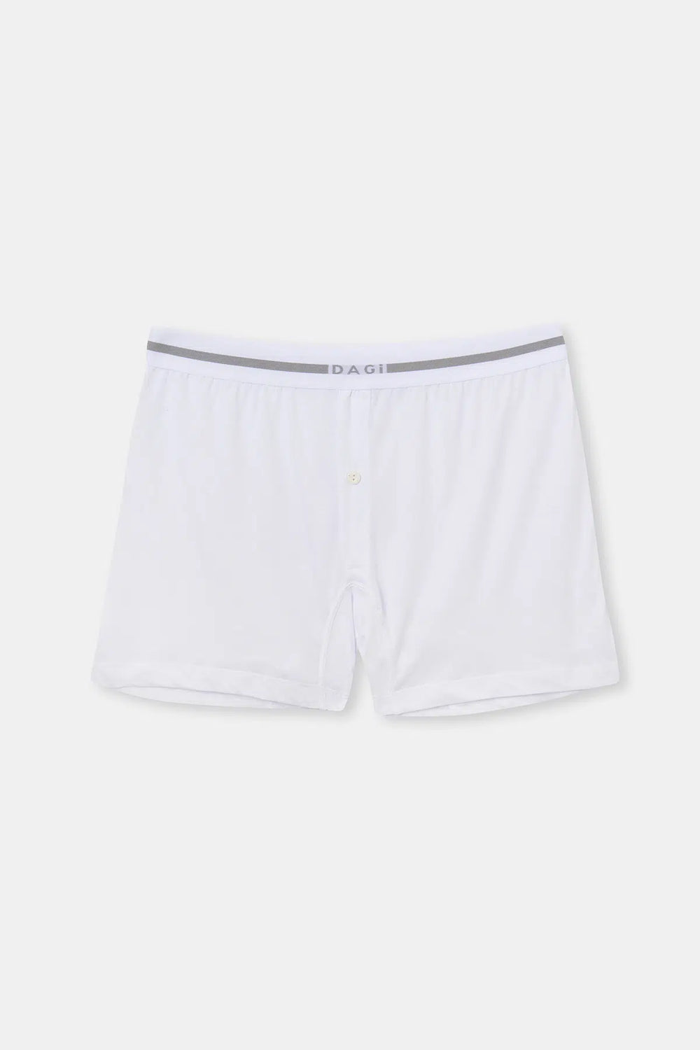 Beyaz Uzun Paça Modal Boxer