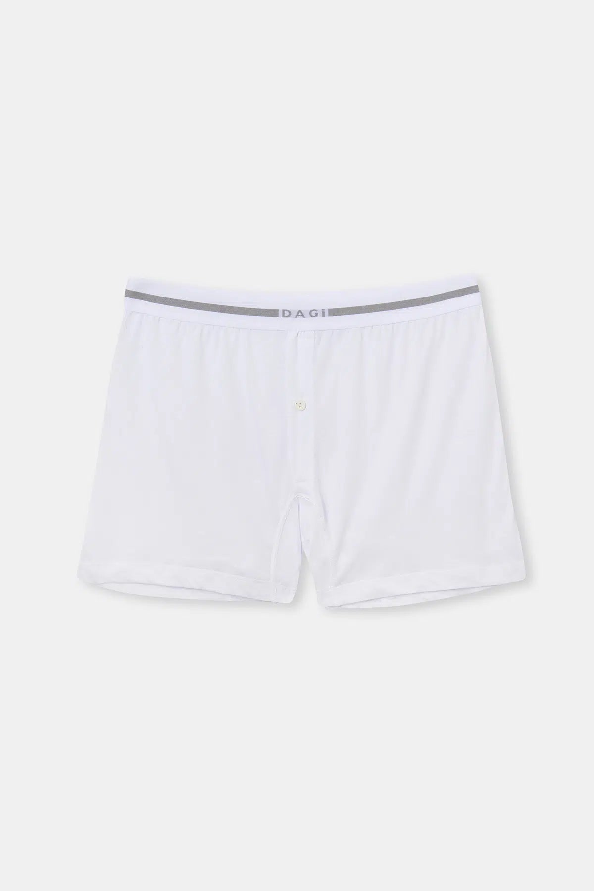 Beyaz Uzun Paça Modal Boxer