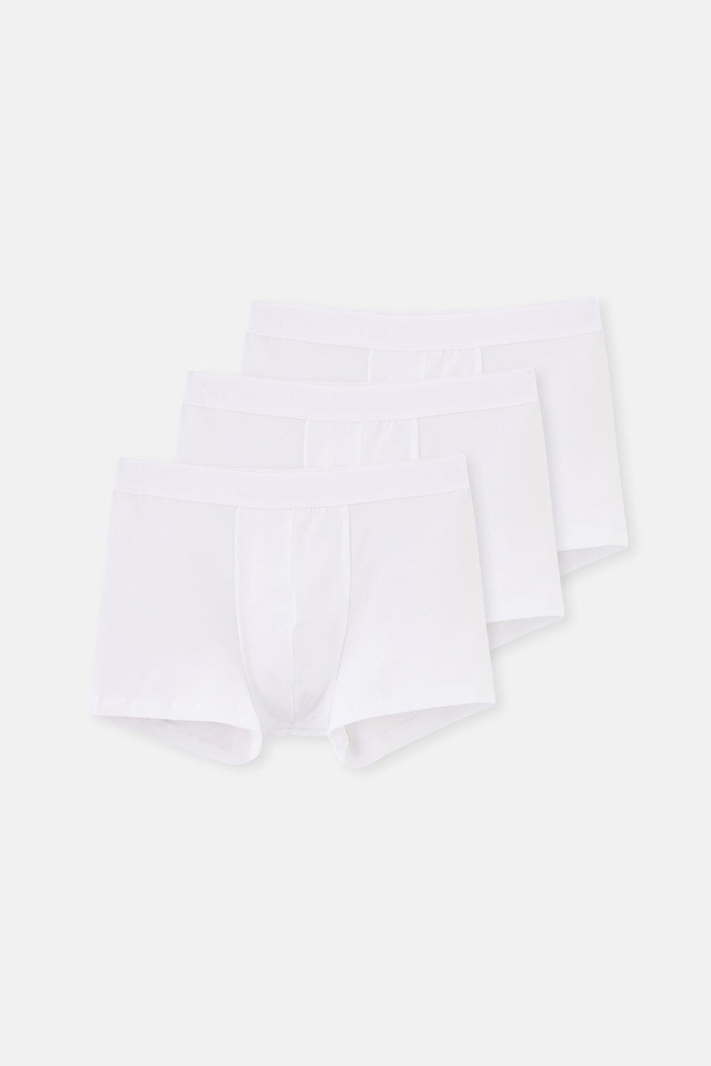Beyaz Compact Düz 3'lü Boxer