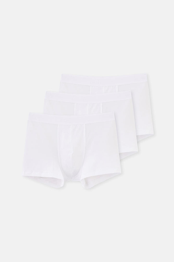 Beyaz Compact Düz 3'lü Boxer