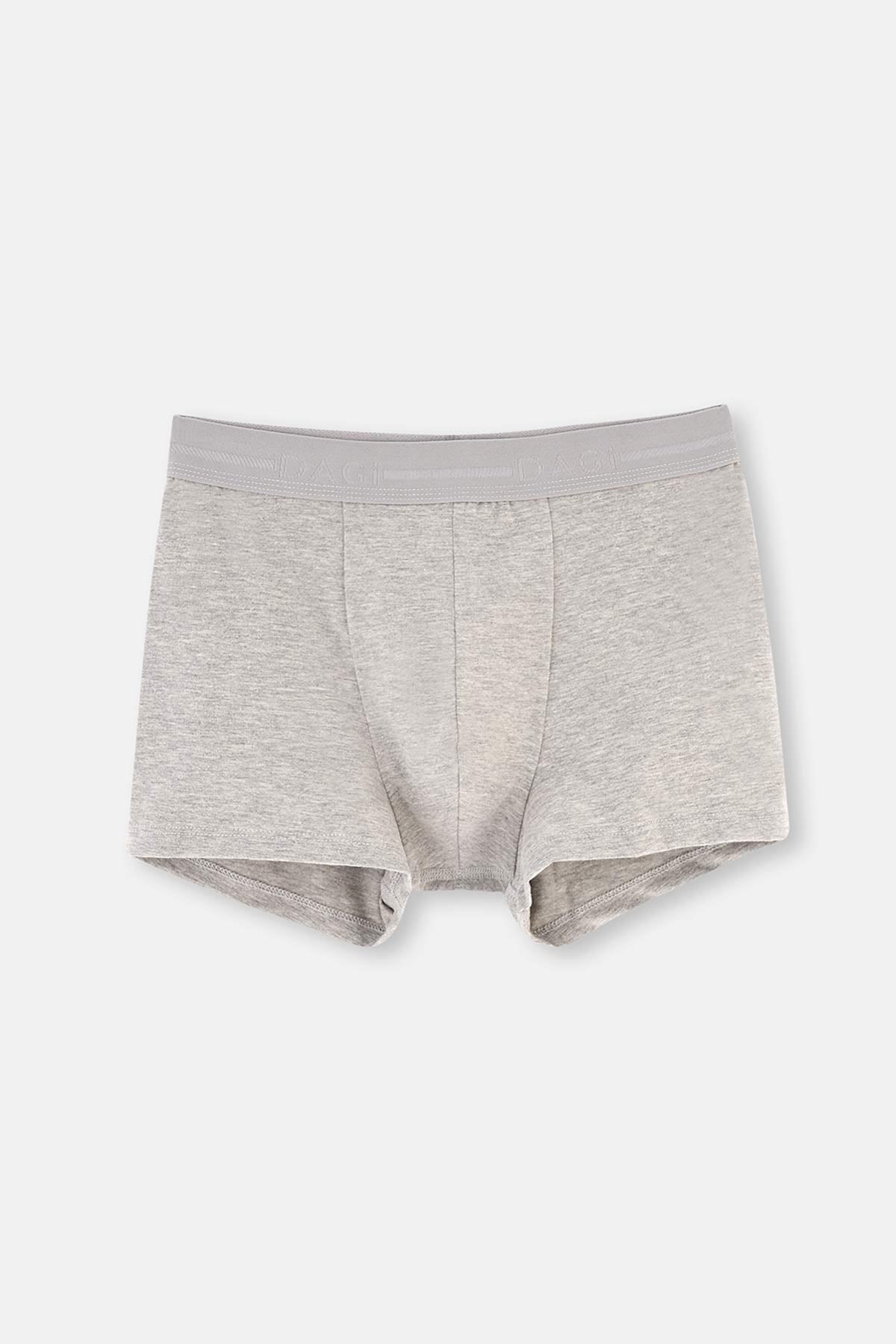 Lacivert Grimelanj Compact Düz 3'lü Boxer