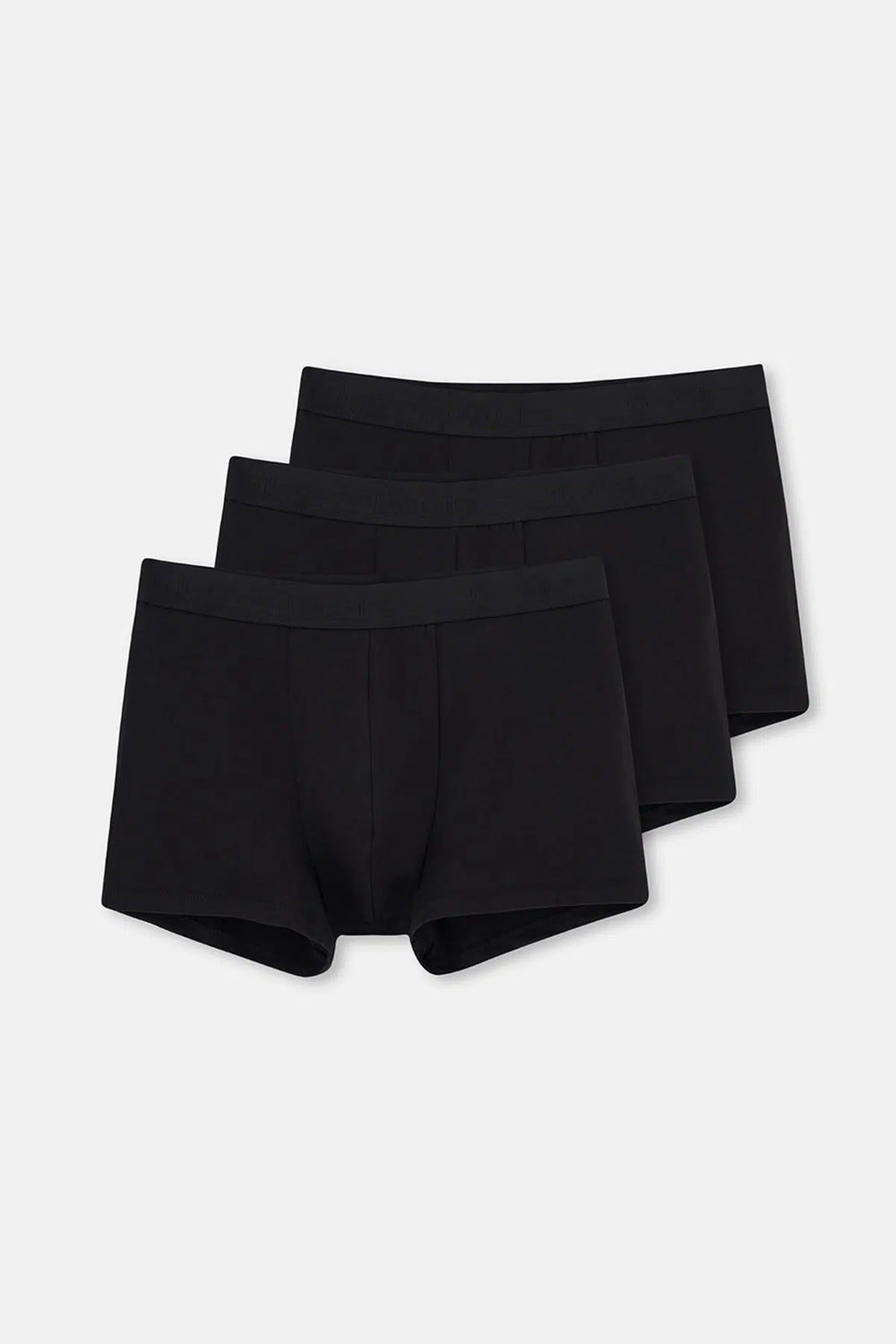 Siyah Compact Düz 3'lü Boxer