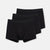 Siyah Compact Düz 3'lü Boxer
