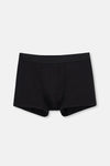 Siyah Compact Düz 3'lü Boxer
