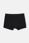 Siyah Compact Düz 3'lü Boxer
