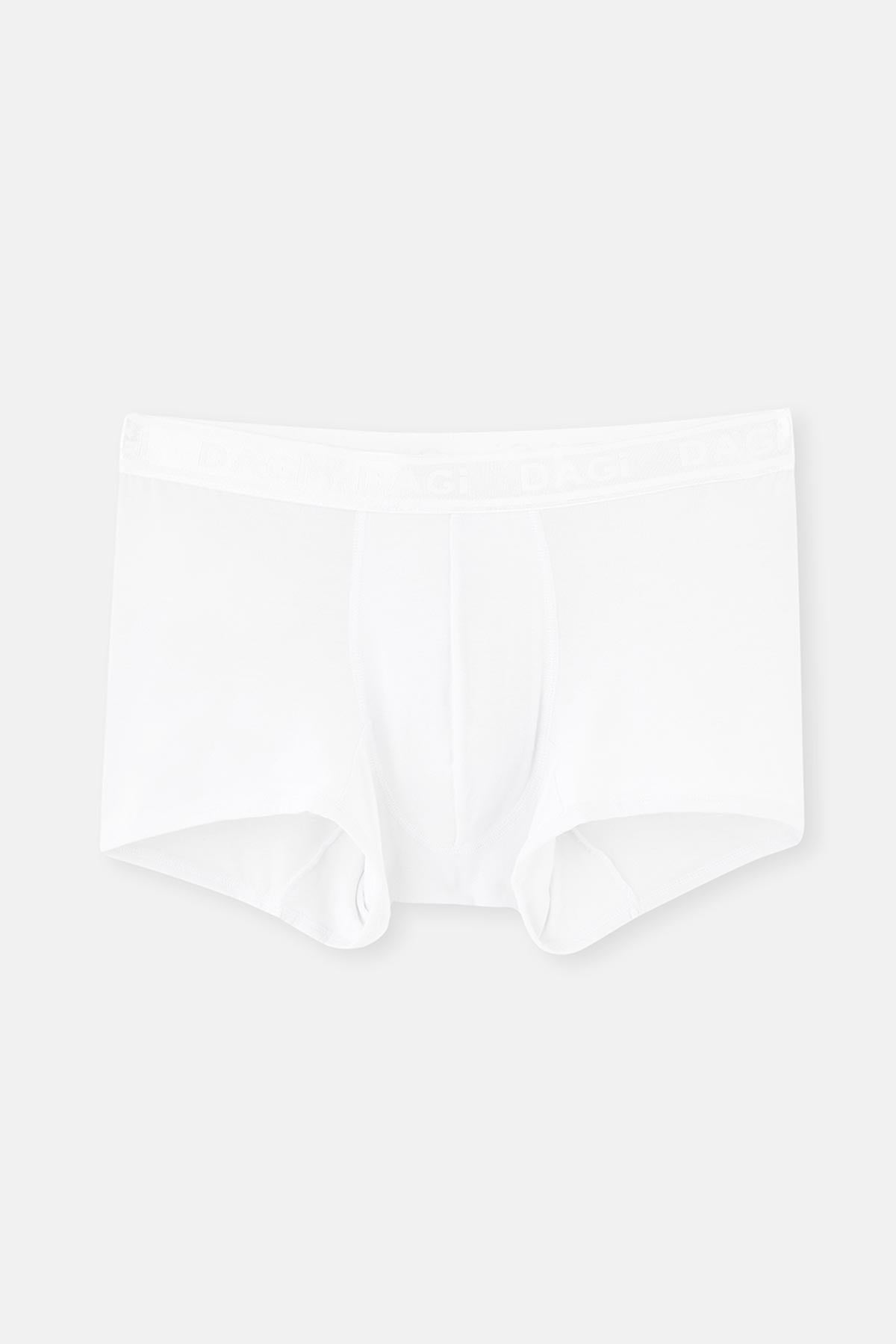Beyaz Basic Micro Modal 3'lü Boxer
