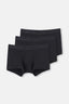 Siyah Basic Micro Modal 3'lü Boxer