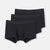Siyah Basic Micro Modal 3'lü Boxer