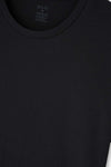 Siyah Compact O Yaka 2'li T-Shirt