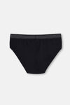 Siyah Micro Modal 2'li Slip Külot