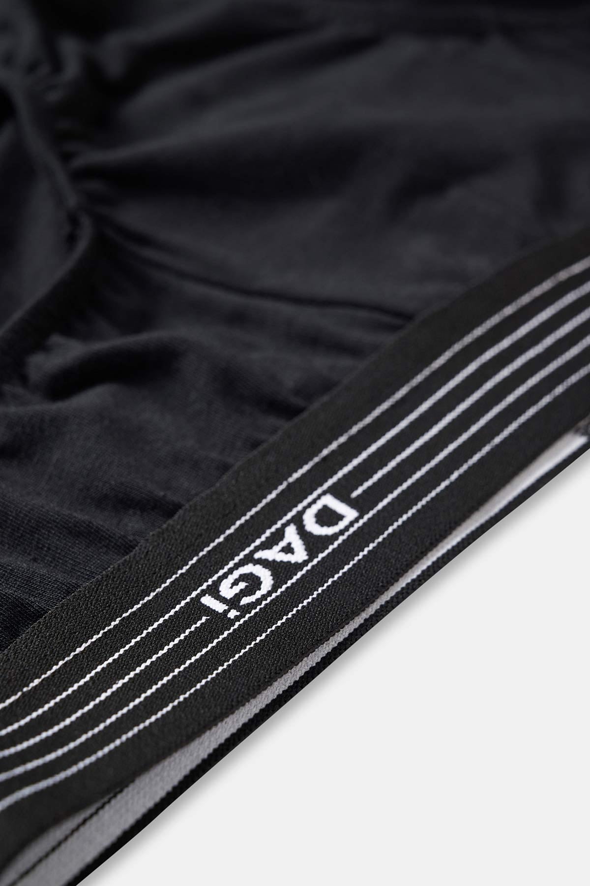 Siyah Micro Modal 2'li Slip Külot