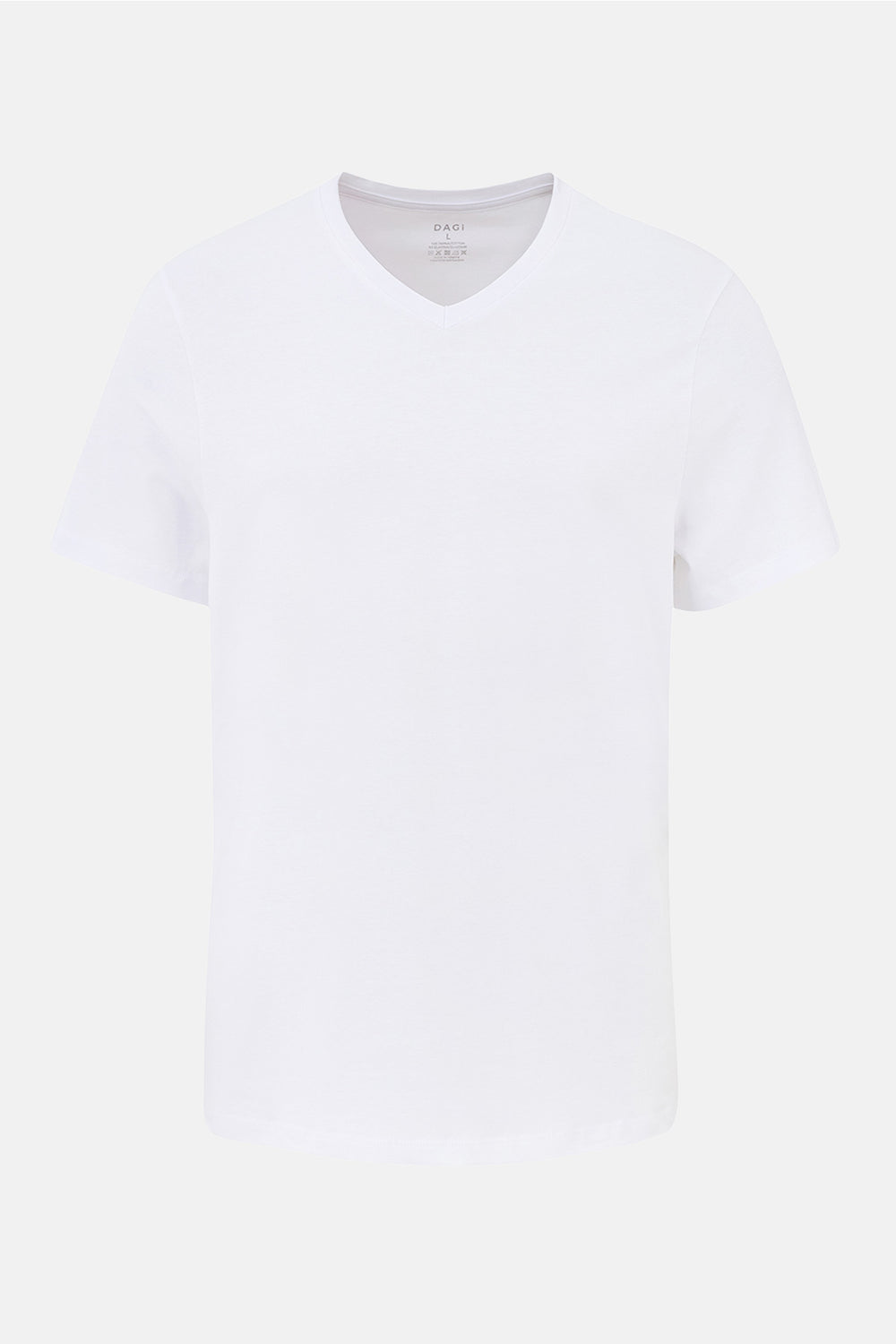 Beyaz Compact V Yaka Fanila 2'li T-Shirt