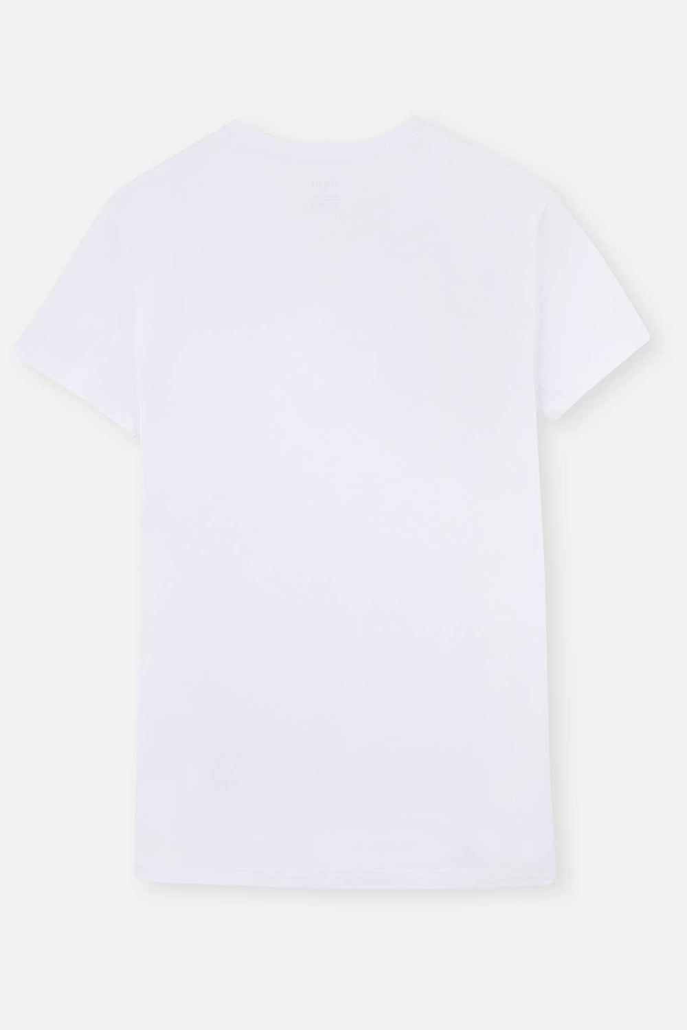 Beyaz Compact V Yaka Fanila 2'li T-Shirt