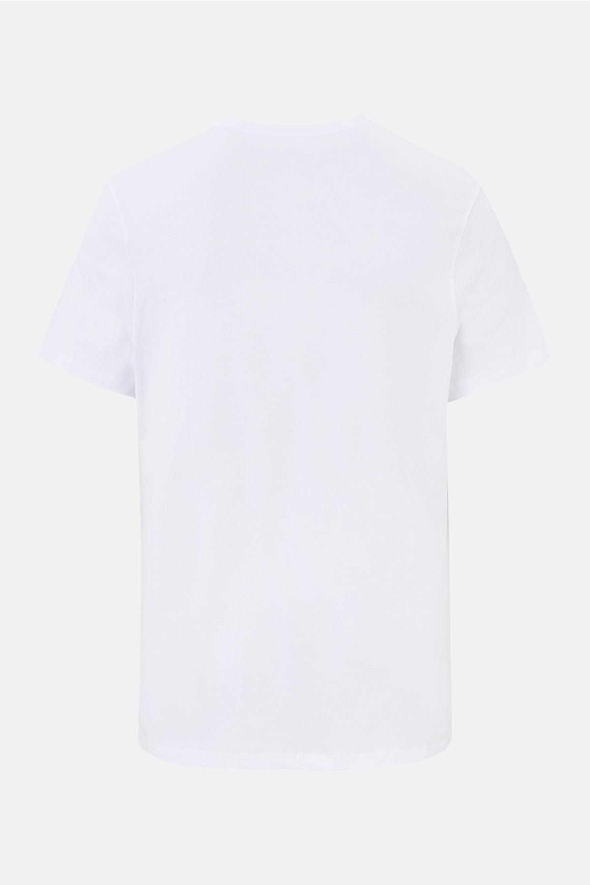 Beyaz Compact V Yaka Fanila 2'li T-Shirt