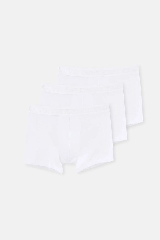 Beyaz Basic Modal 3'lü Boxer
