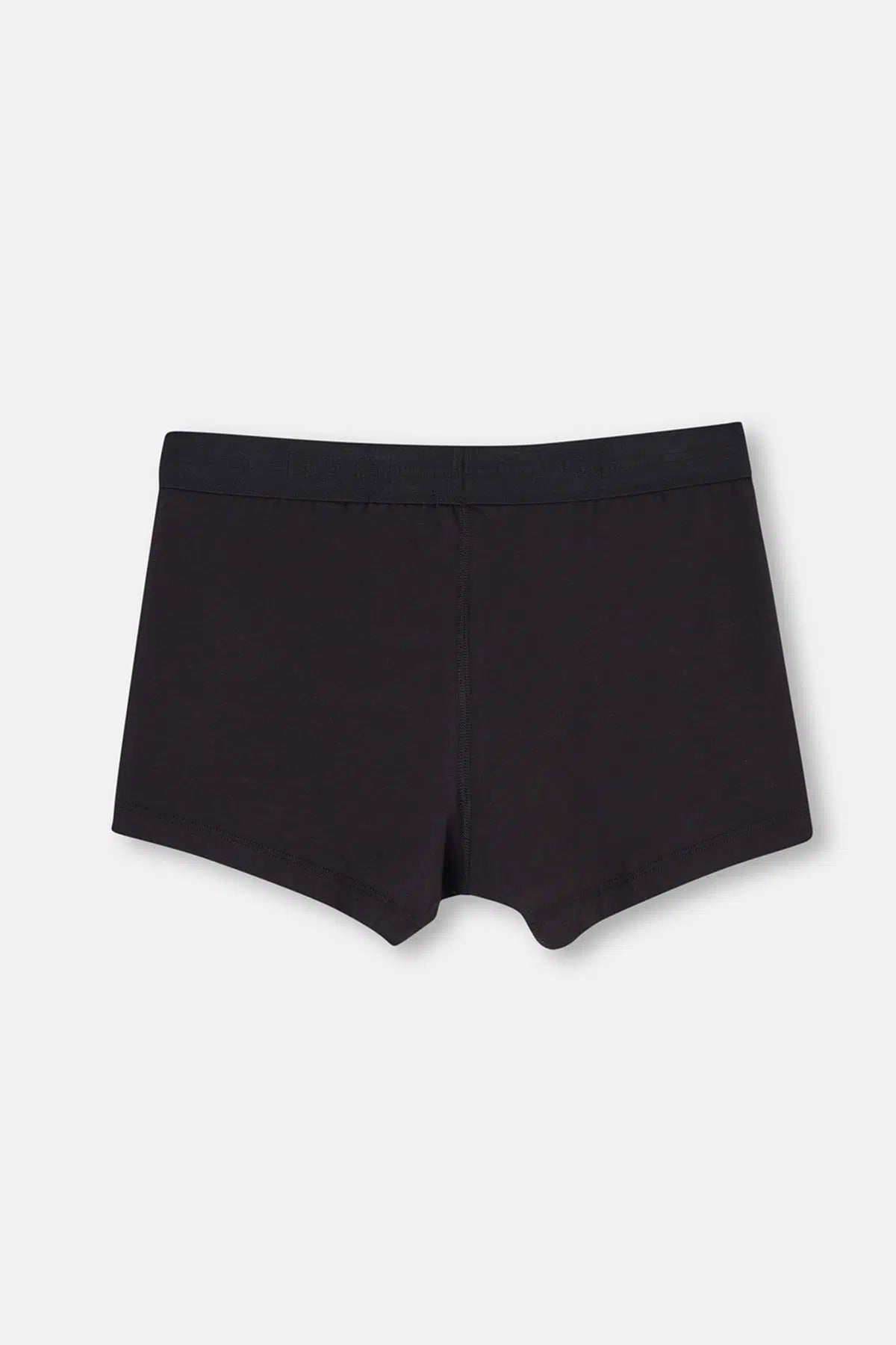 Siyah Compact Düz Boxer