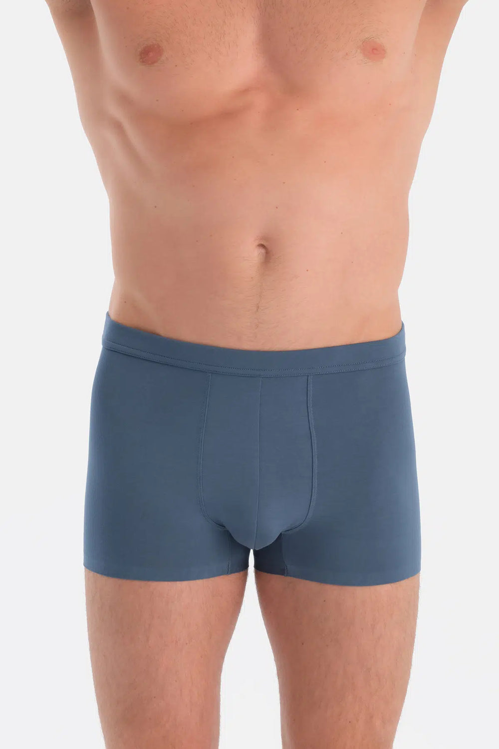 Indigo Düz Micro Modal Boxer