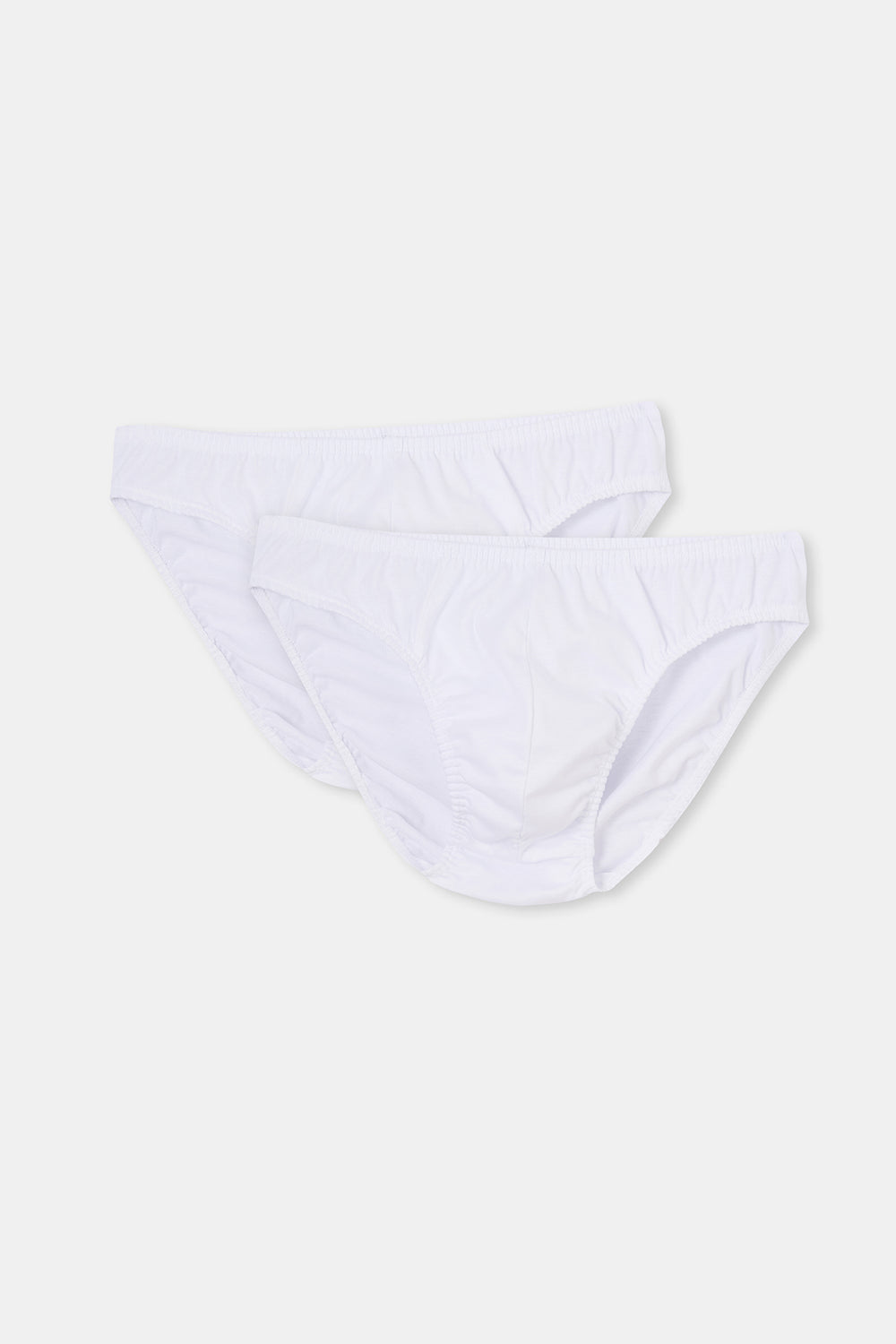 Beyaz Penye 2'li Slip Külot