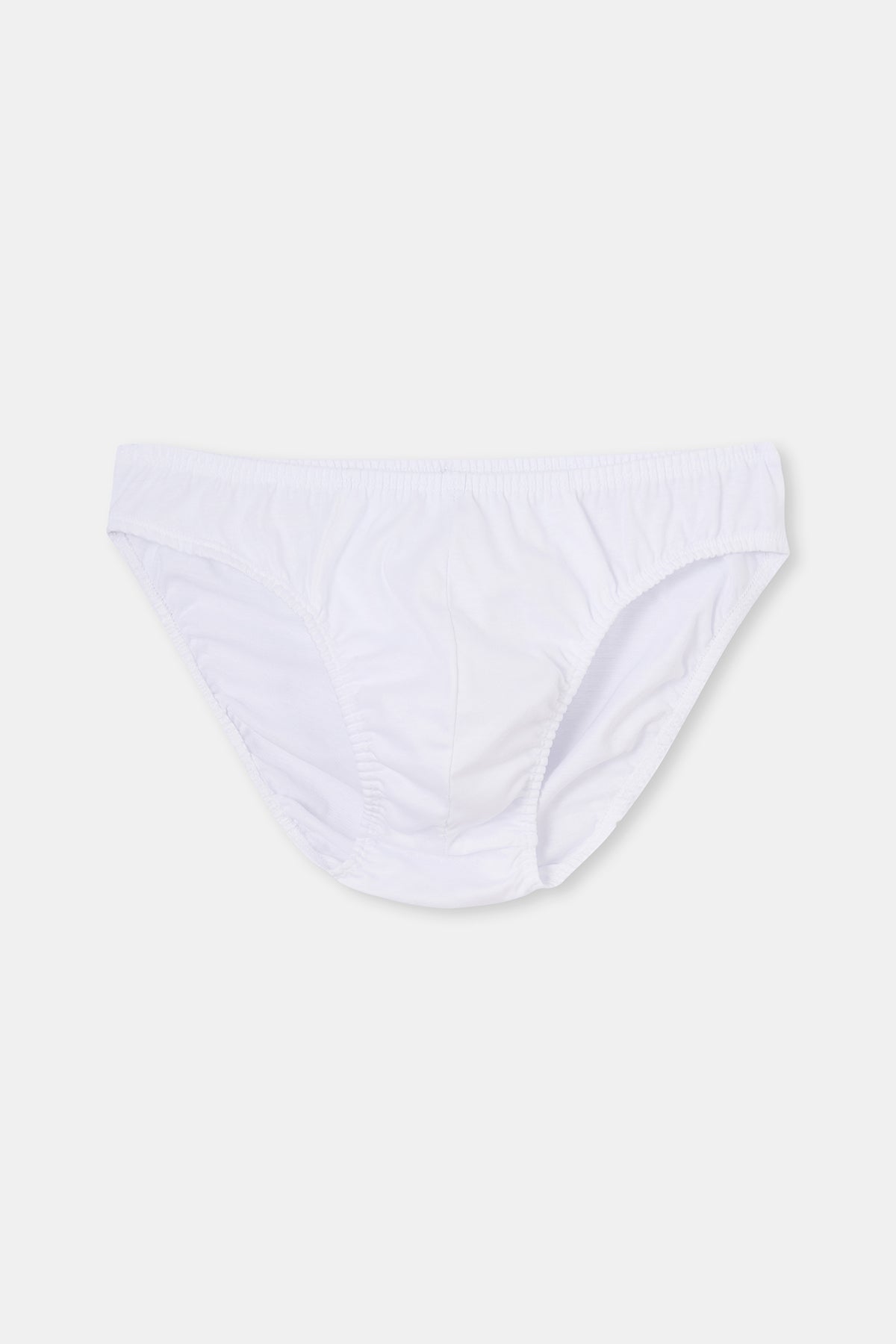 Beyaz Penye 2'li Slip Külot