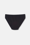 Siyah Penye 2'li Slip Külot