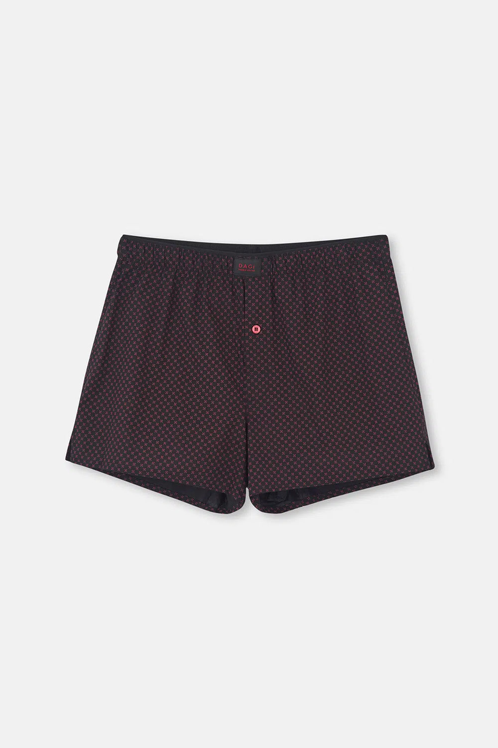 Siyah Desenli Poplin Lyc Boxer