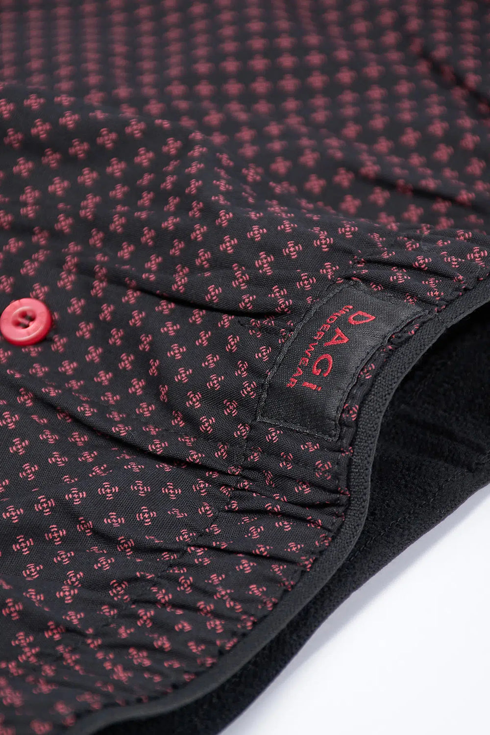 Siyah Desenli Poplin Lyc Boxer