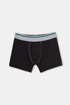 Siyah Compact Air Pamuklu Boxer