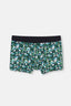 Siyah - Yeşil Compact Yapboz Boxer