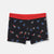 Siyah Kırmızı Compact Şapka Desenli Boxer