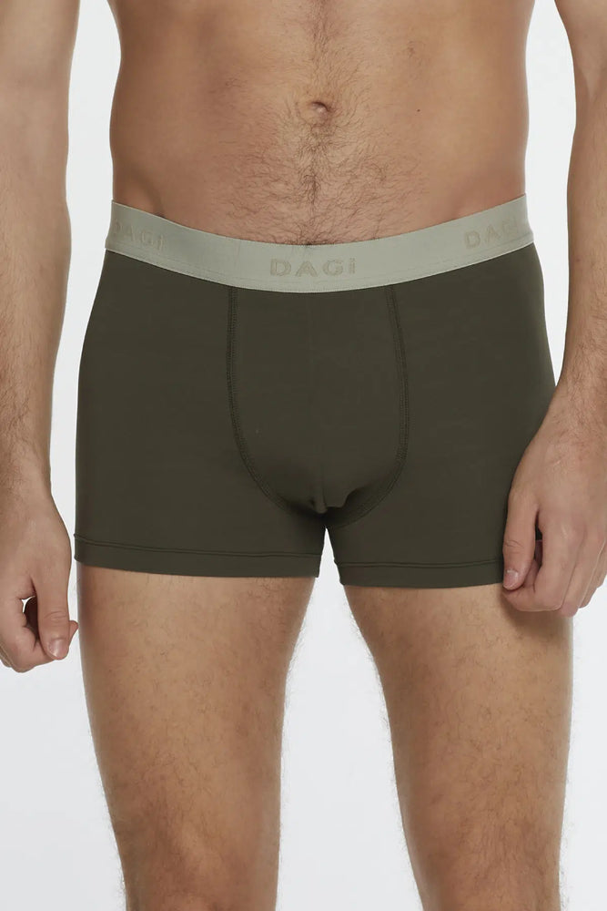 Yeşil Coolmax Ecomade Fiber Boxer