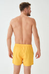 Sarı Micro Kısa Düz Şort
