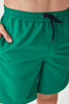 Yeşil Micro Orta Düz Şort