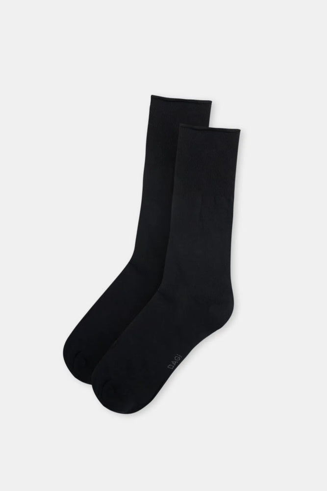 Siyah Erkek Lastiksiz Çorap