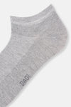 Gri Melanj Bambu Patik Erkek Çorap