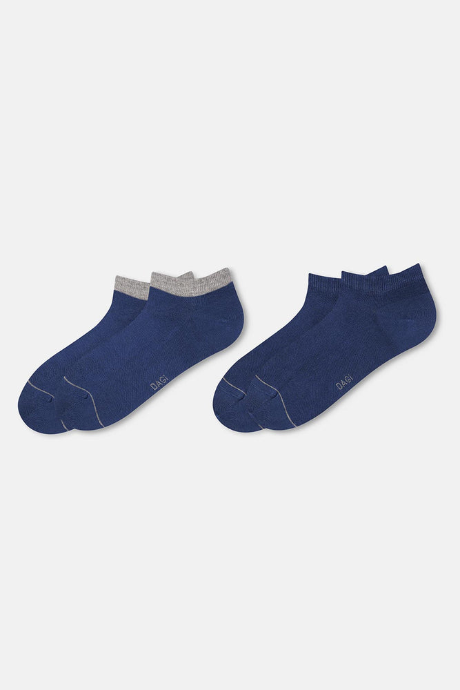 Indigo Erkek 2'Li Patik Çorap