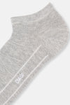 ANTRASIT MELANJ-GRI MELANJ-SİYAH Erkek Pamuklu Patik Çorap 3'lü